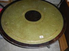 A round coffee table