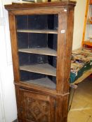 A period corner cupboard