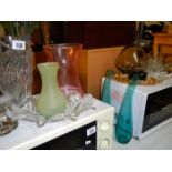 A large quantity of glassware