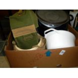 A quantity of cooking pots etc.