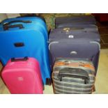 6 'wheeler' suitcases