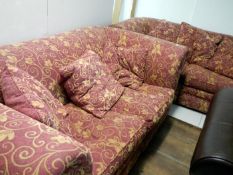 A pair of matching 2 seater settees