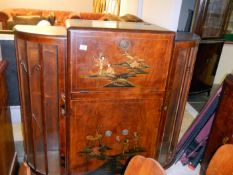 A Chinese style cocktail cabinet