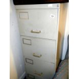 A 4 drawer filing cabinet