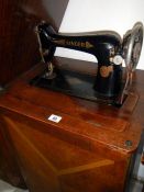 A Singer sewing machine