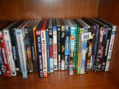 A large quantity of Dvd's