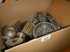 A box of metalware