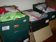 17 boxes of children's clothes