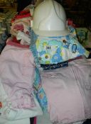 A large quantity of children's clothes