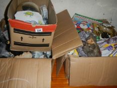 3 boxes of miscellaneous items