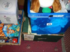 3 boxes of toys