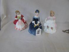 3 Royal Doulton figurines, Cherie,