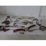 A mixed lot of cutlery including silver etc