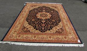 A Keshan carpet,