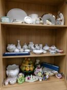 A mixed lot of china etc, including Aynsley, Lladro,