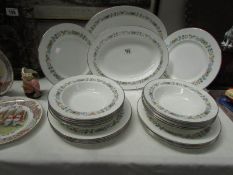 22 pieces of Royal Doulton Pastorale pattern dinner ware