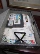 A box file of mint and used 'Tropical fish' stamps, sheets, blocks,