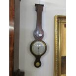 A 19th century wheel barometer by 'Straus,