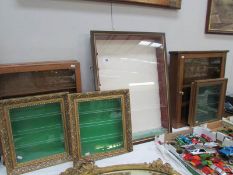 6 display cases suitable for jewellery or miniatures
