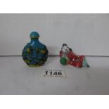 2 oriental snuff/perfume bottles