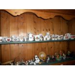 Approximately 35 pieces of crested china