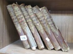 6 volumes of 'The Imperial Gazetteer of England and Wales', 1872/73,