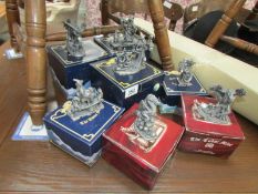 7 boxed Tudor Mint Myth and Magic figures