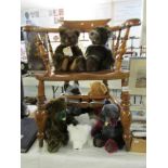 4 Charlie bears, a Bearhouse bear,