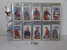 9 sets of cigarette cards including Player's speedway riders and military uniforms of the British