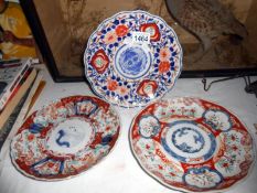 3 oriental plates