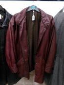 A gent's leather jacket