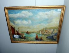 An oil on board by S Foale, possibly Brixham,