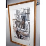 A framed and glazed Lewis Davis watercolour