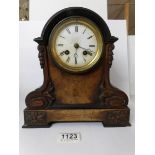 A French mantel clock (bell spring a/f)