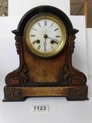 A French mantel clock (bell spring a/f)