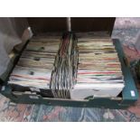 A large box of 45 rpm records