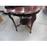 A Victorian mahogany occasional table