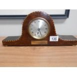 A 1920's mantel clock