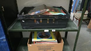 2 boxes of LP records including Country & Western