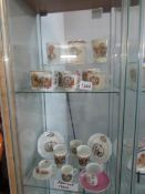 A collection of commemorative china including Victorian,