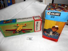 A boxed Philip's Philiform and Meccano Cliki building bricks