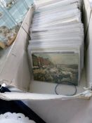 A box of in excess of 250 postcards,