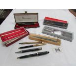 A quantity of assorted pens