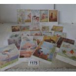 25 postcards by Margaret Tarrant including 'The Springtime of Life', 'Pixie Time', 'Nursery Rhymes',