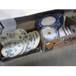 2 part set of late 19th / early 20th century dinnerware including Wedgwood Chrysanthemum