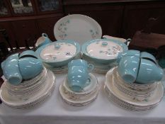 Approximately 64 pieces of retro Staffordshire dinner and tea ware