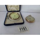 A Waltham pocket watch and one other