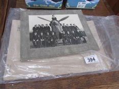 A signed photograph of Condor 19 and crew together with a hand written technical book