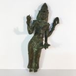 An Indian bronze deity figure of God Thasia?