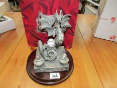 A large boxed Tudor Mint Myth and Magic dragon